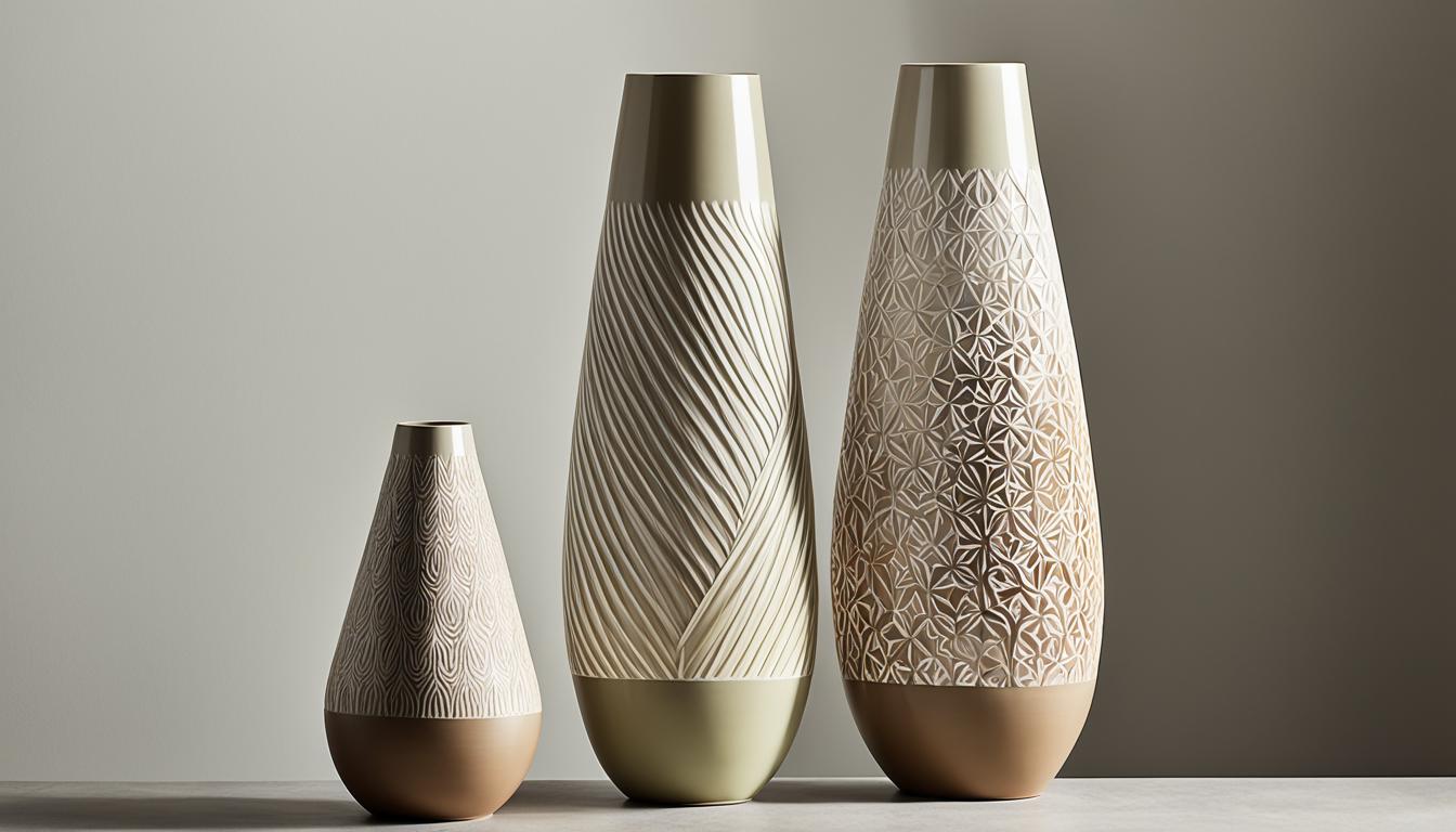 designer accent vases