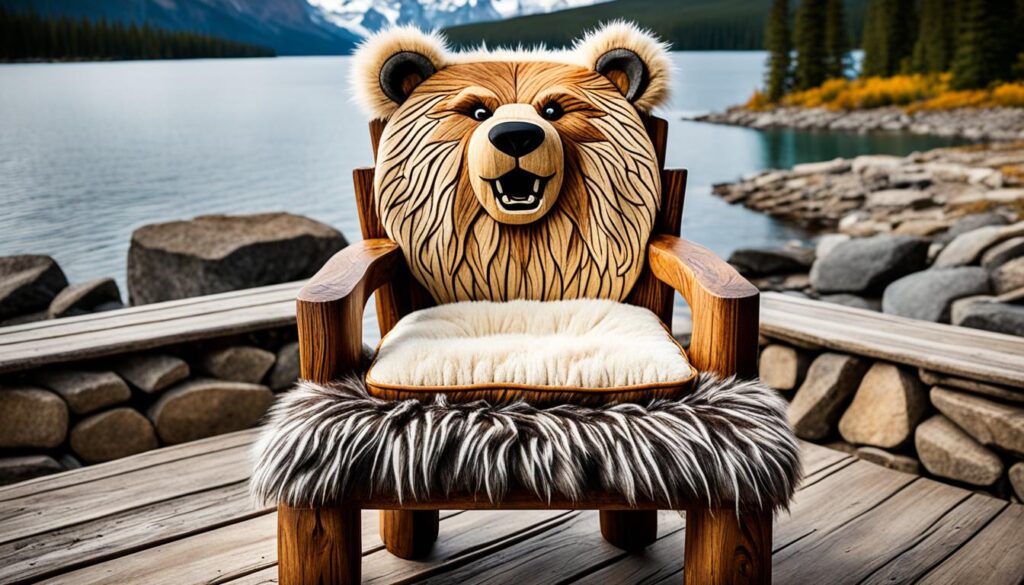 Outdoor Bear Cabin Chair