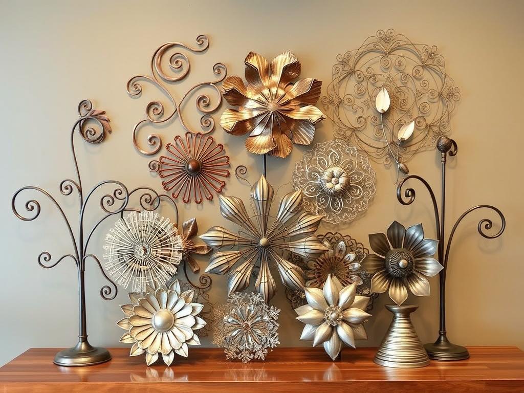 decorative metal pieces