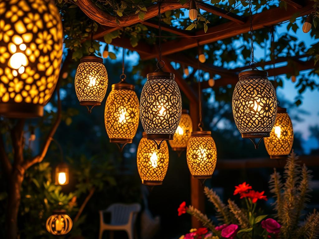 hanging lanterns