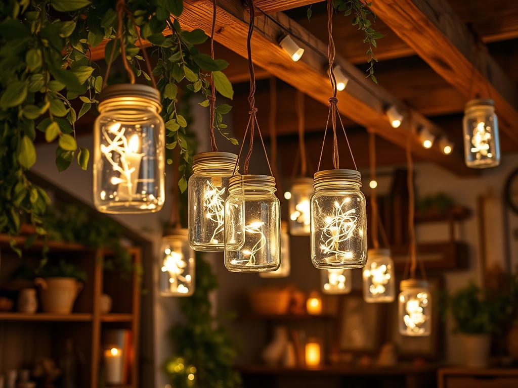 mason jar lanterns