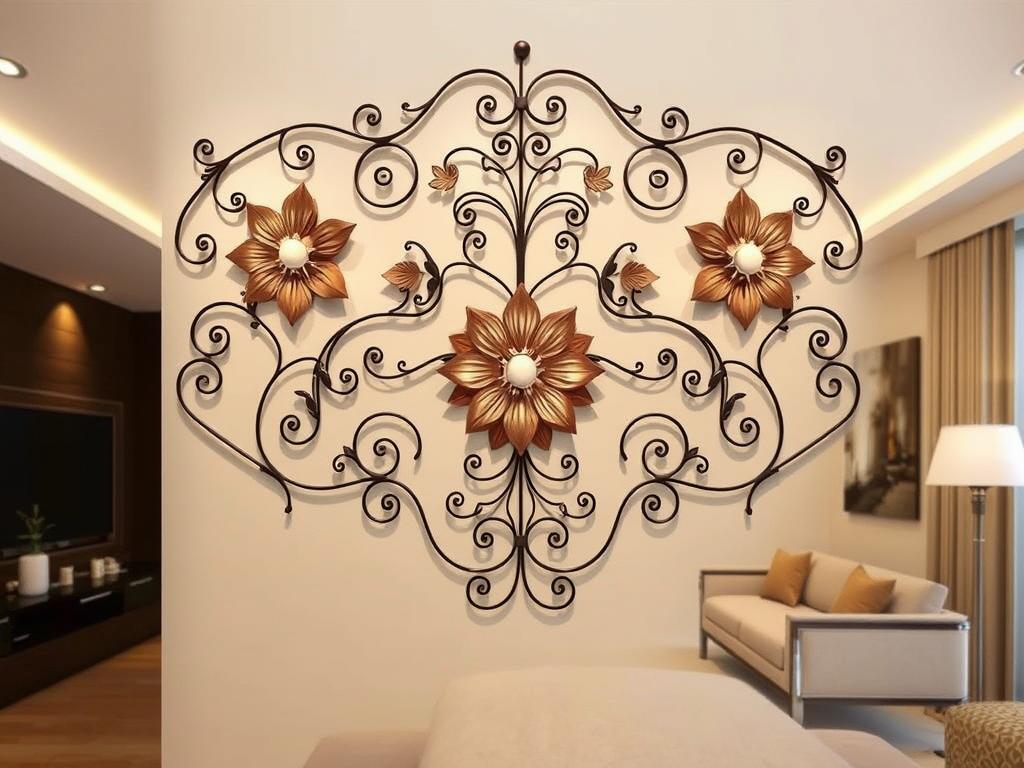 wrought iron decor