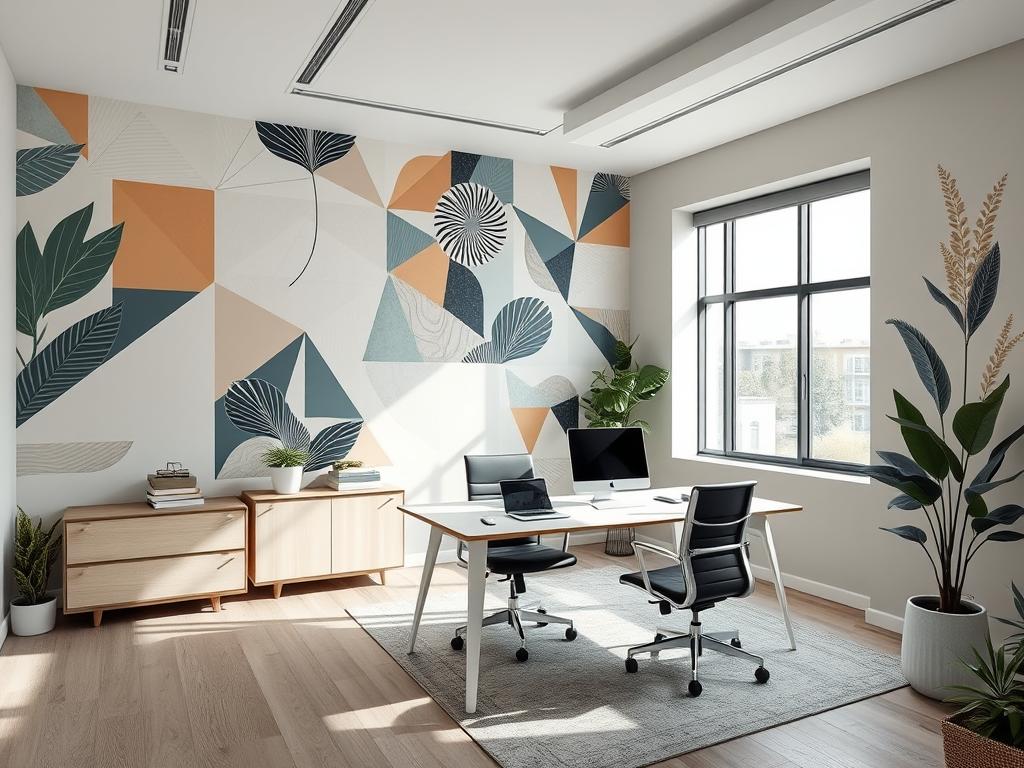 modern wallpaper ideas for office